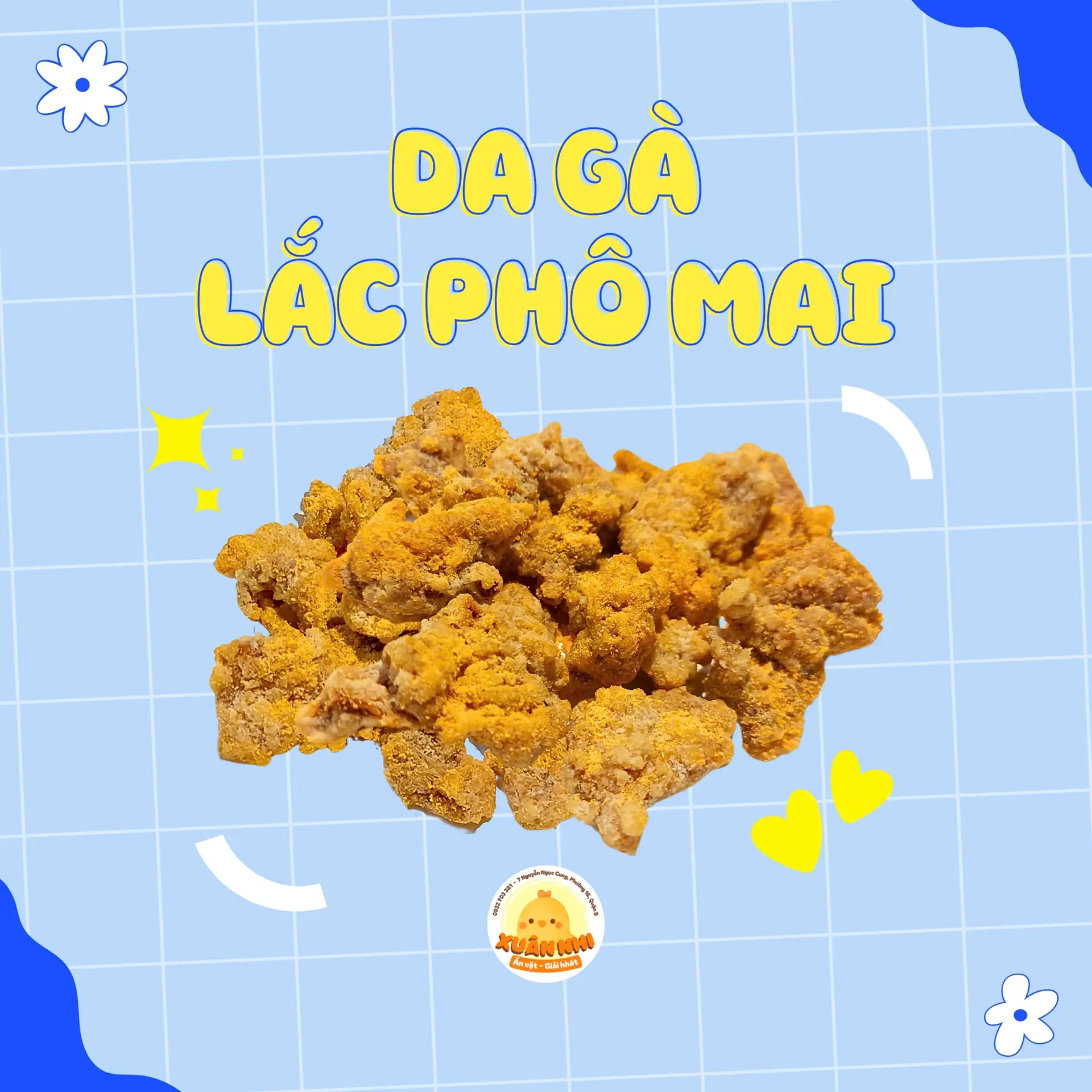 Hình ảnh Da gà lắc phô mai
