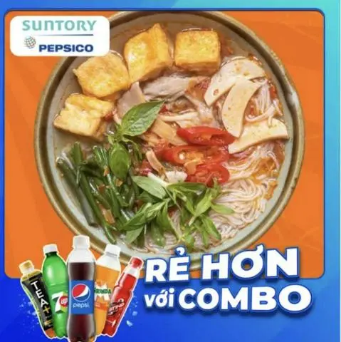 Hình ảnh Bún Thái Chay + Pepsi