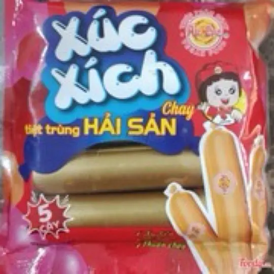 Hình ảnh Xúc xích gói chay