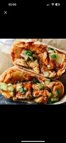 Hình ảnh Burito Gà BBQ cay