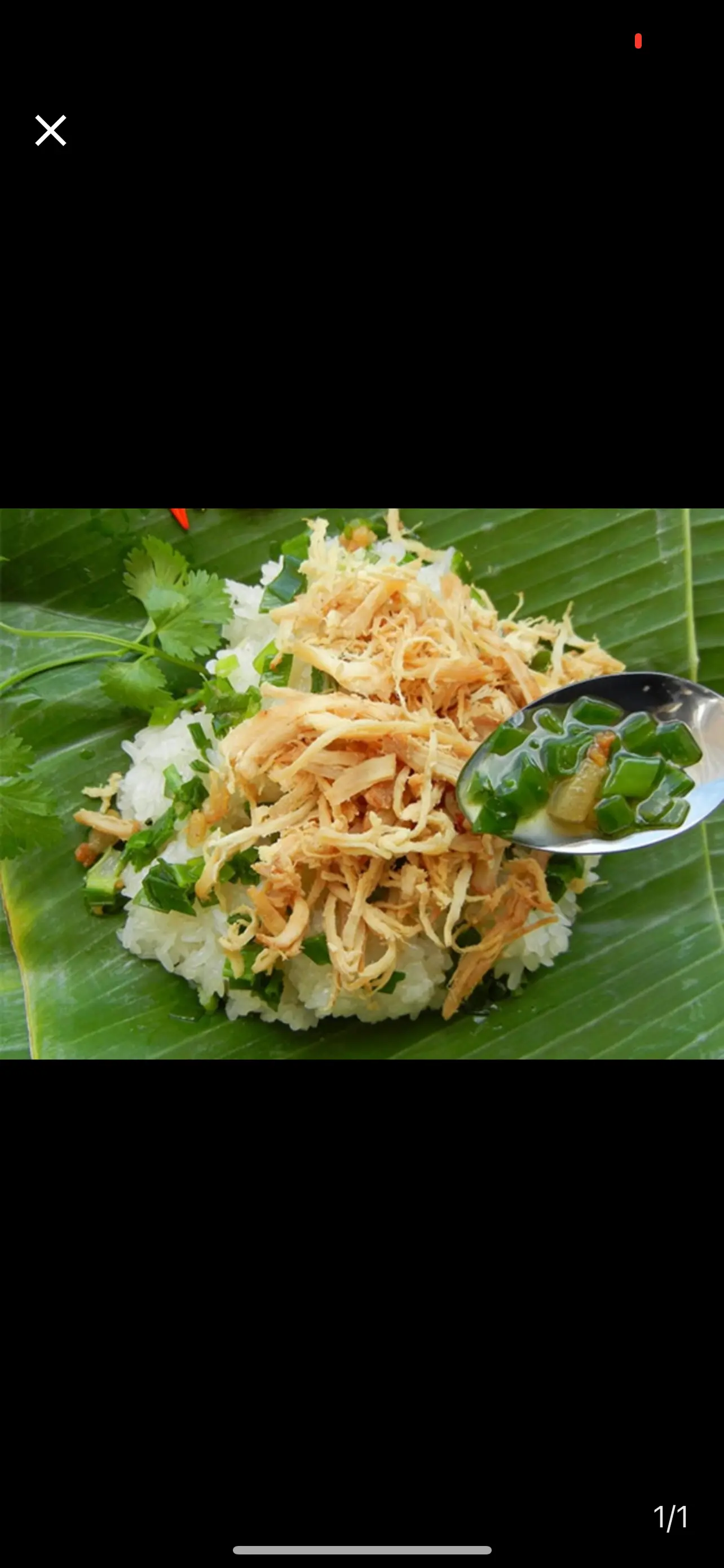 Hình ảnh xôi gà xé