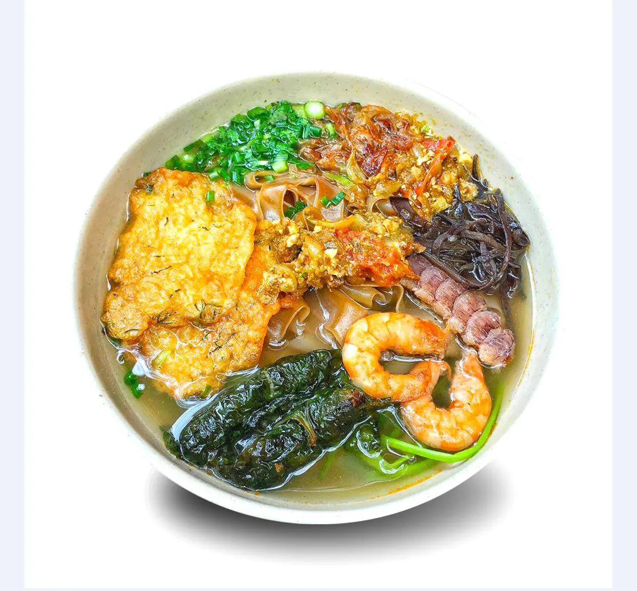 Hình ảnh bún cua đầy đủ 