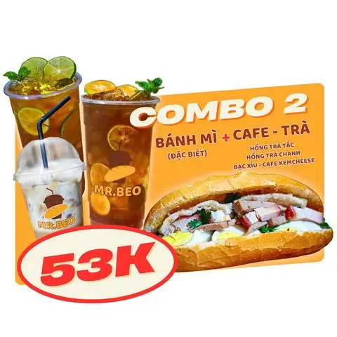 Hình ảnh COMBO 53K (BM Đặc Biệt + Hồng Trà / Bạc Xỉu / Cafe Kem Cheese)
