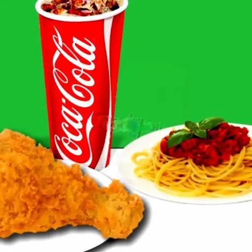 Hình ảnh Combo đùi gà - mì ý - nước ngọt