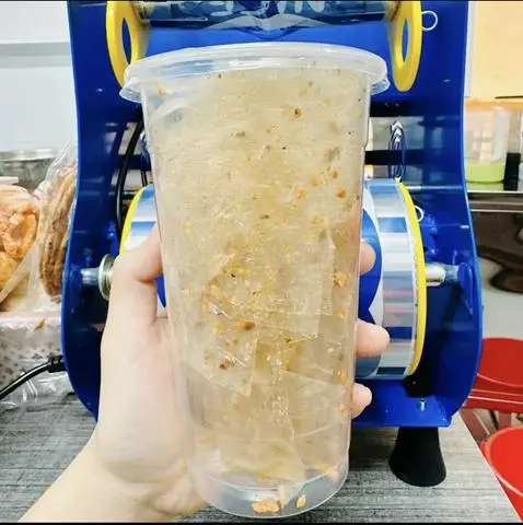 Hình ảnh Bánh tráng muối tỏi (ly)