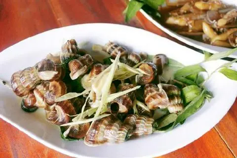 Hình ảnh ốc len hấp xả