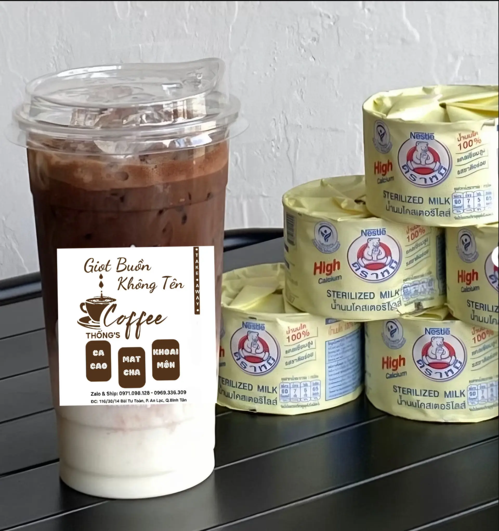 Hình ảnh Cacao Sữa Gấu Latte