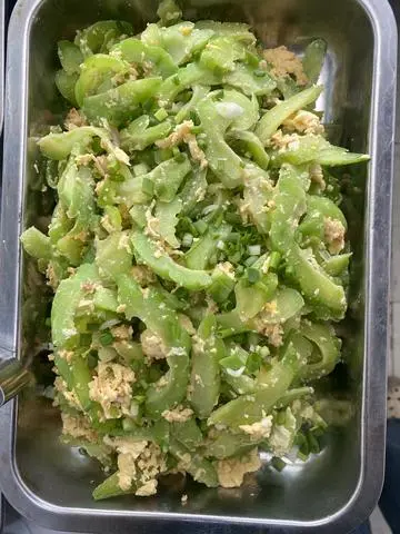Hình ảnh khổ qua xào trứng