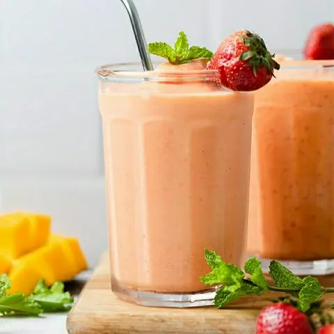 Hình ảnh Sinh tố Xoài Dâu