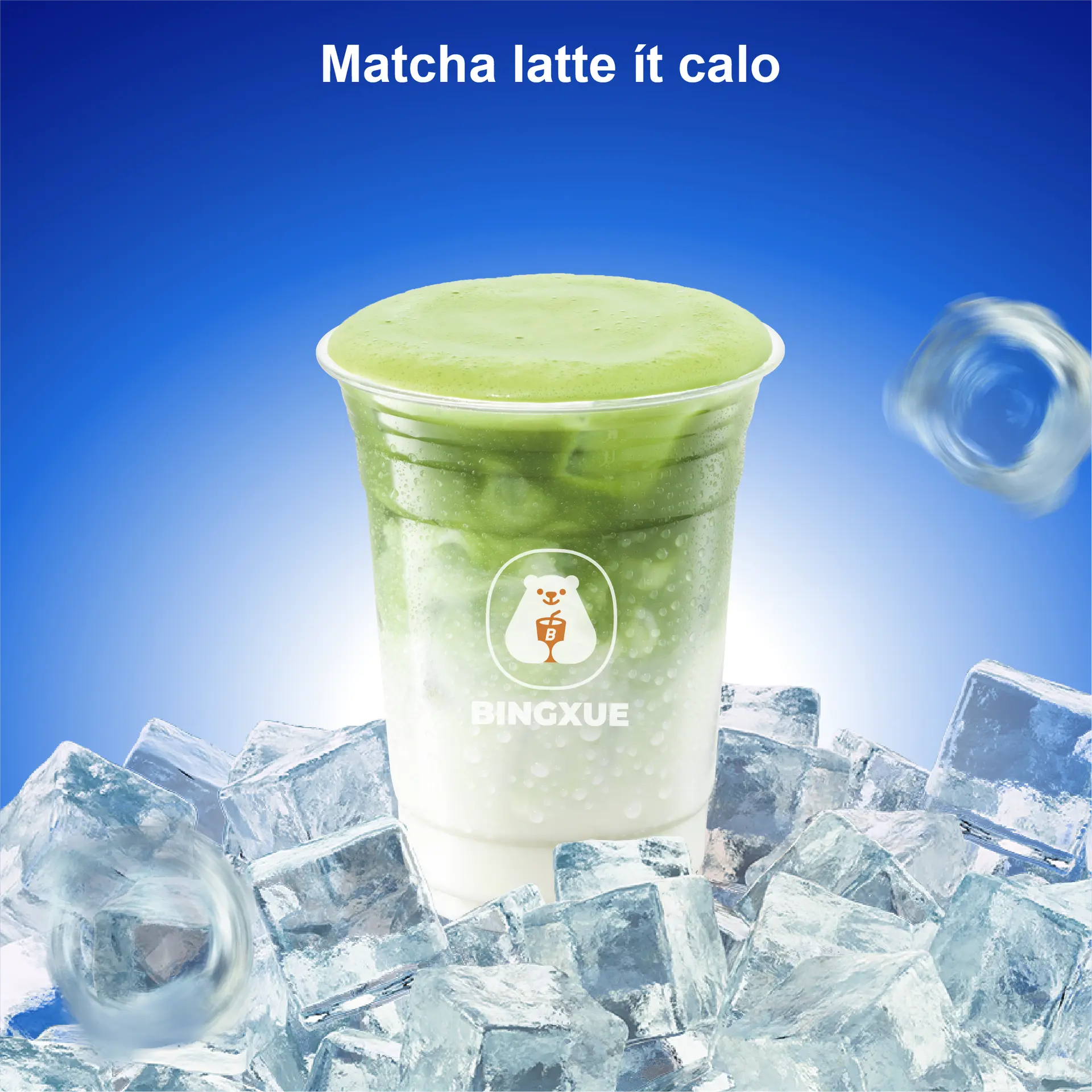 Hình ảnh Matcha latte ít calo