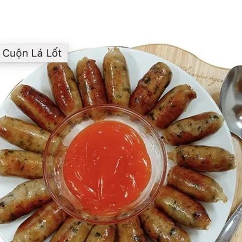 Hình ảnh Bò Cuộn Lá Lốt Viên- 4 Viên 