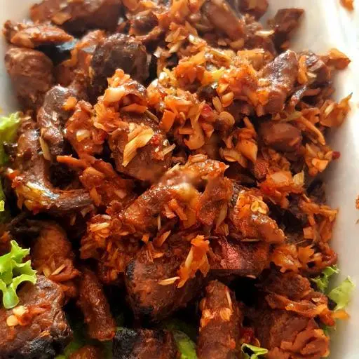 Hình ảnh Thịt Dê Chay - Chân Nấm Kho Mắm Ruốc Chay