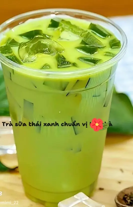 Hình ảnh Trà sữa thái xanh