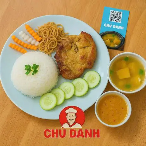Hình ảnh Cơm Sườn Cốt Lết Nướng + Bì ⭐️