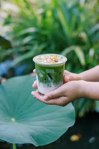 Hình ảnh Matcha Sữa Dừa - 700ml