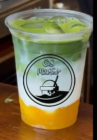 Hình ảnh Sữa tươi đào matcha