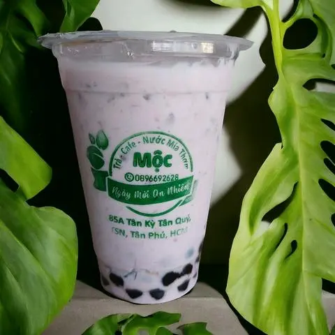 Hình ảnh Trà sữa khoai môn sốt khoai môn tươi 500ml