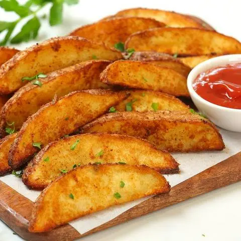 Hình ảnh Homemade potato wedges
