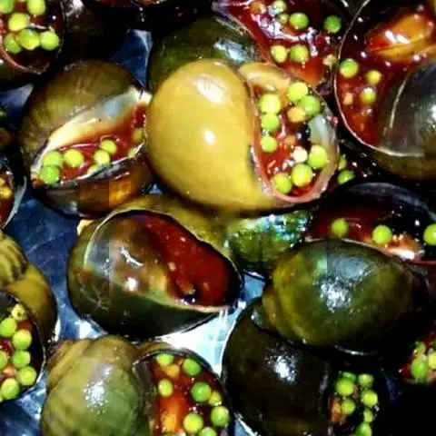Hình ảnh Ốc lác nướng tiêu xanh