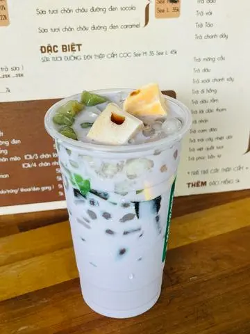 Hình ảnh trà sữa khoai môn  thập cẩm đặc biệt COC 