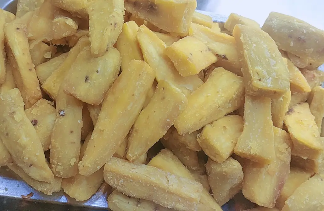 Hình ảnh Khoai lang lắc phô mai phần  lớn
