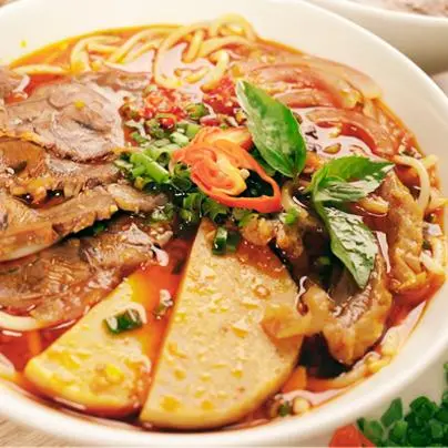 Hình ảnh bún bò nạm chả
