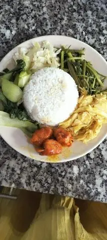 Hình ảnh Cơm sườn dừa chay
