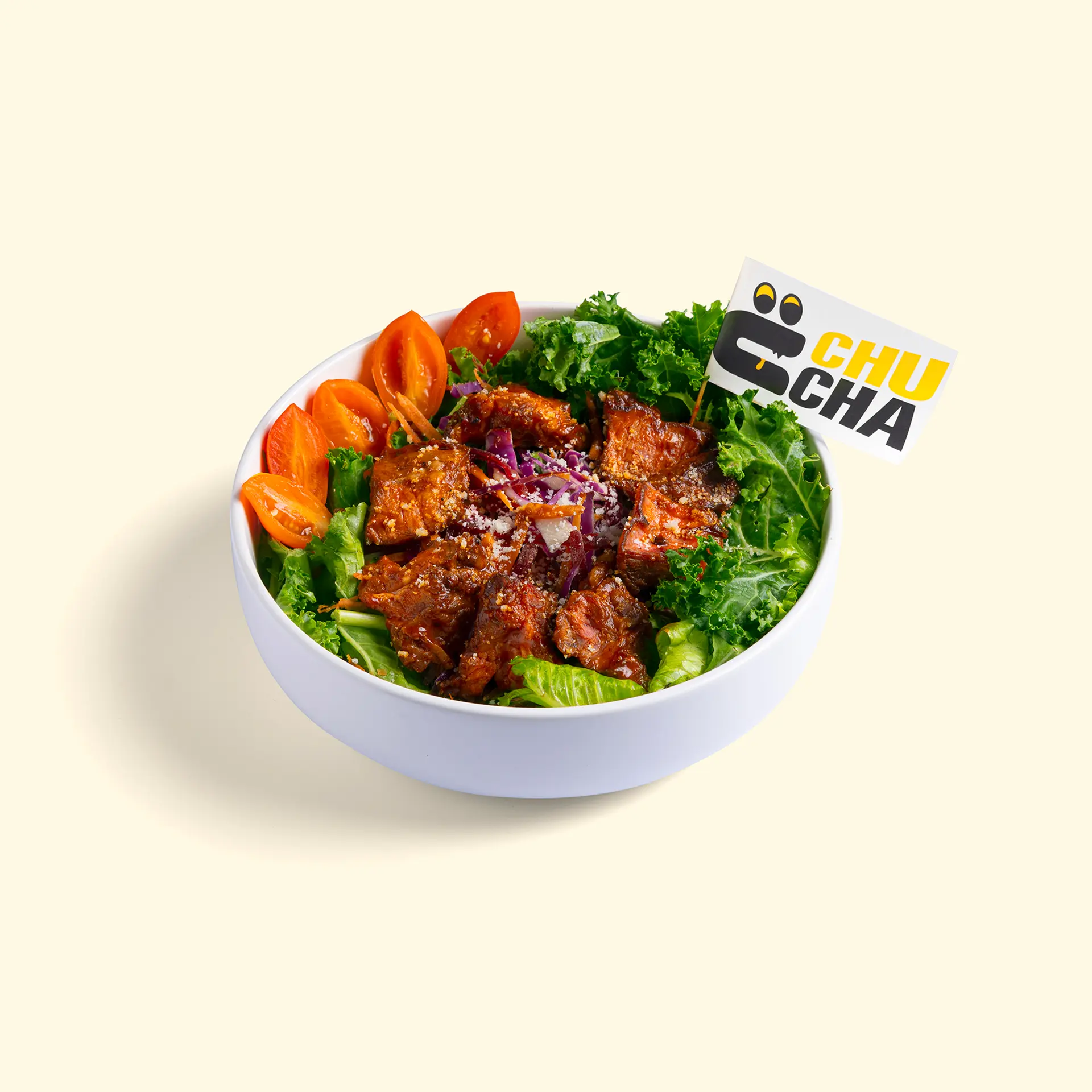 Hình ảnh SALAD BÒ ÁP CHẢO “CHU CHA” KÈM TRỨNG