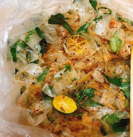 Hình ảnh Bánh tráng Satế Muối Bò