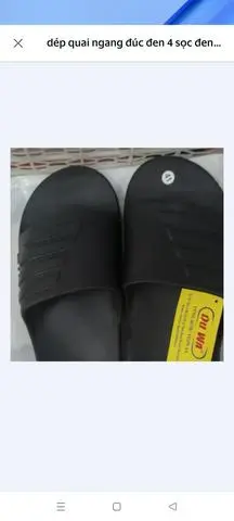 Hình ảnh dép wai ngang đen pull duwa từ 39 tới 42