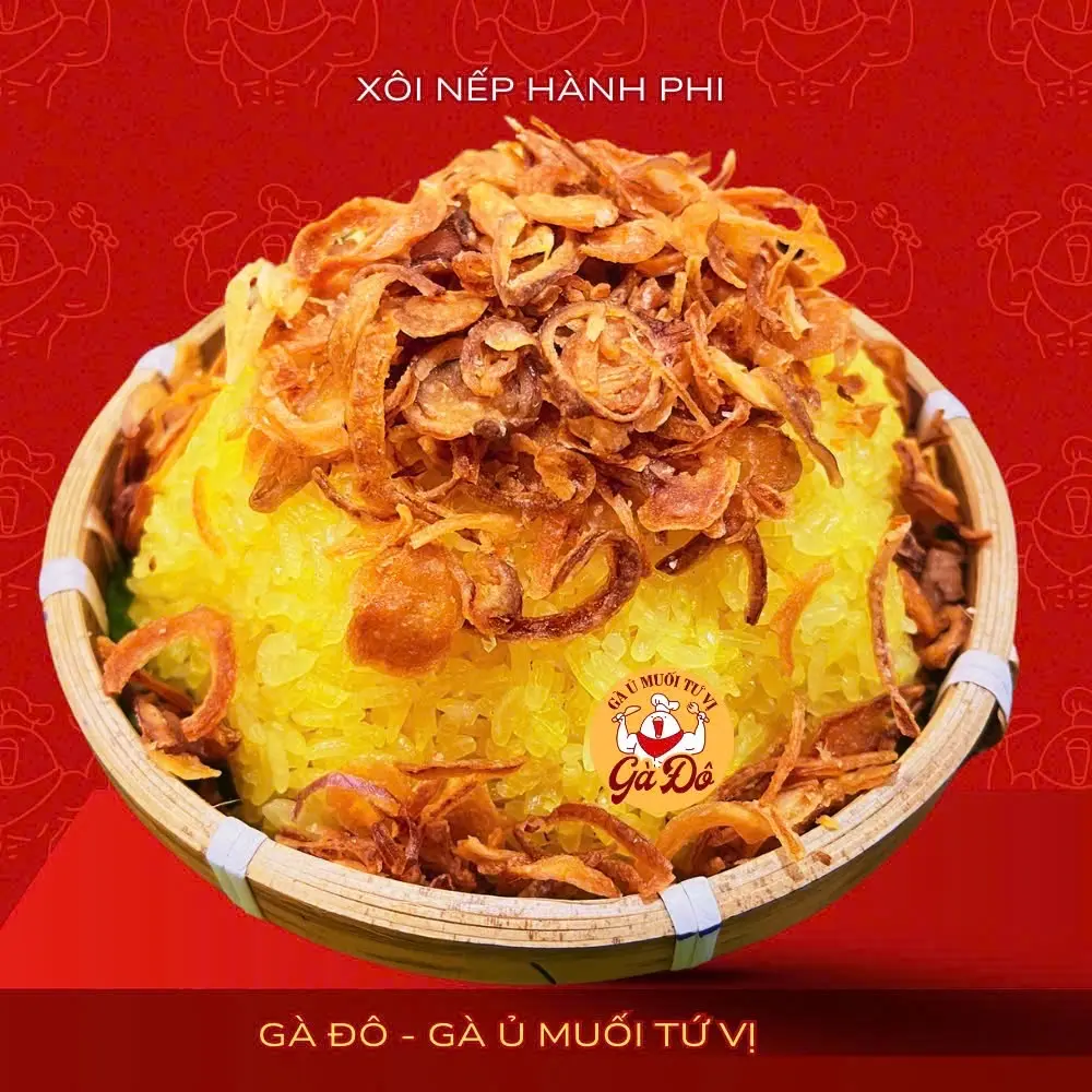 Hình ảnh Xôi Nếp Hành Phi 