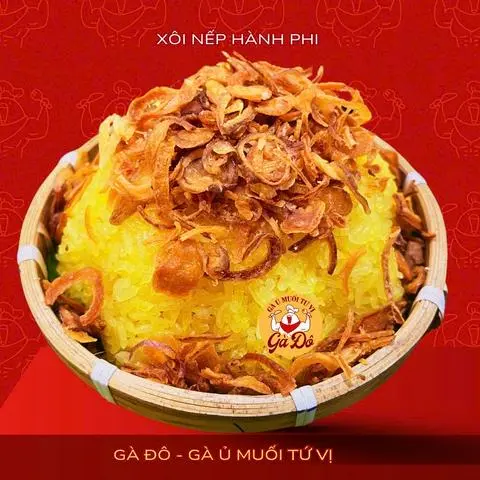 Hình ảnh Xôi Nếp Hành Phi 