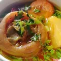 Hình ảnh Cơm canh rau củ hầm giò heo