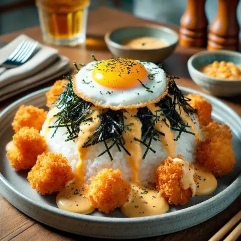 Hình ảnh Cơm gà viên Phô mai