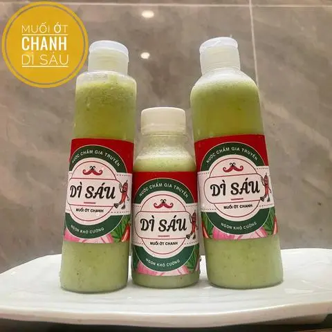 Hình ảnh Muối Ớt Chanh DÌ SÁU - Nước Chấm Gia Truyền Nhà Làm