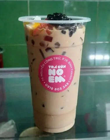 Hình ảnh Trà sữa socola size M full thạch