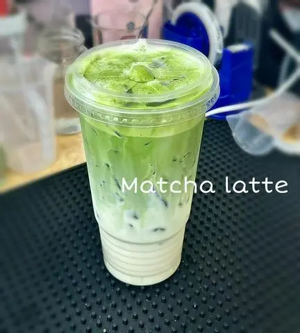 Hình ảnh Matcha latte cafe