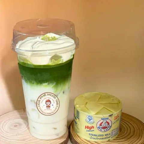 Hình ảnh Matcha Nhật Sữa Gấu Kem Muối - 700ml
