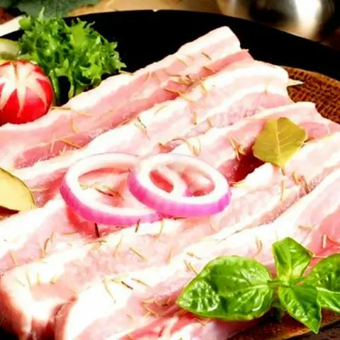 Hình ảnh 삼겹살 . BBQ Ba rọi heo+rau +cơm. +món ăn phụ