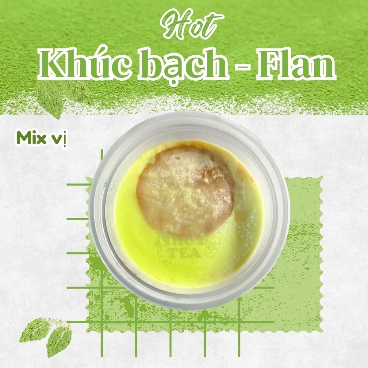 Hình ảnh Khúc Bạch Bánh Flan Mix Vị