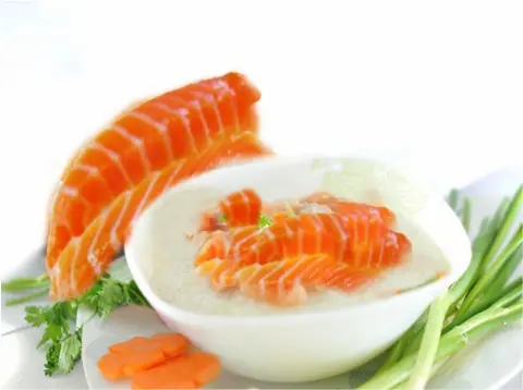 Hình ảnh Cháo cá hồi