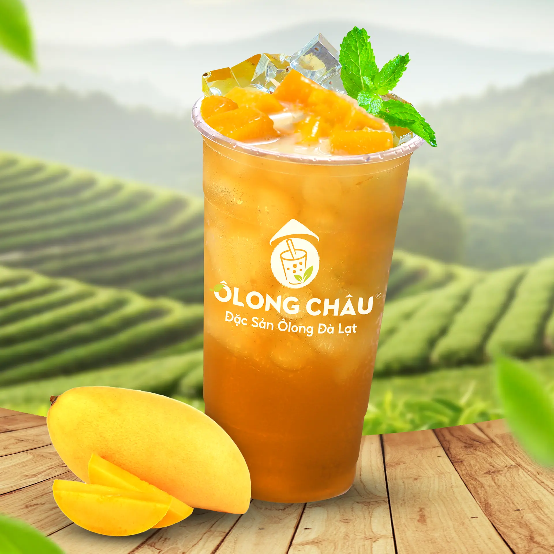 Hình ảnh Trà ô long xoài nhiệt đới - Trà trái cây