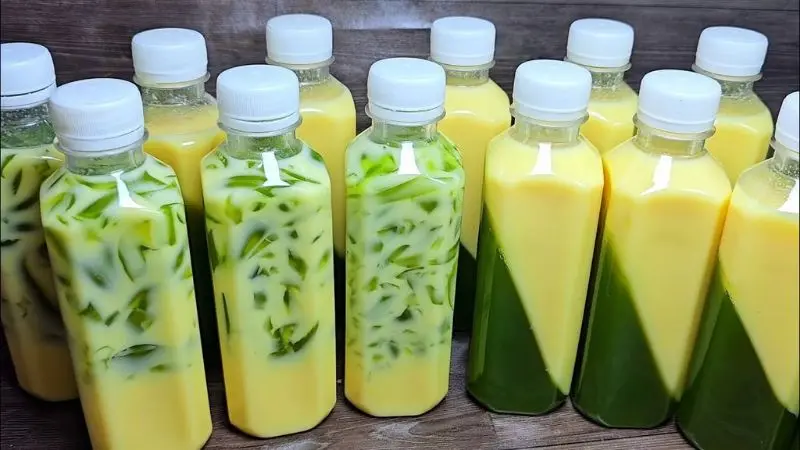 Hình ảnh sữa bắp thạch đen