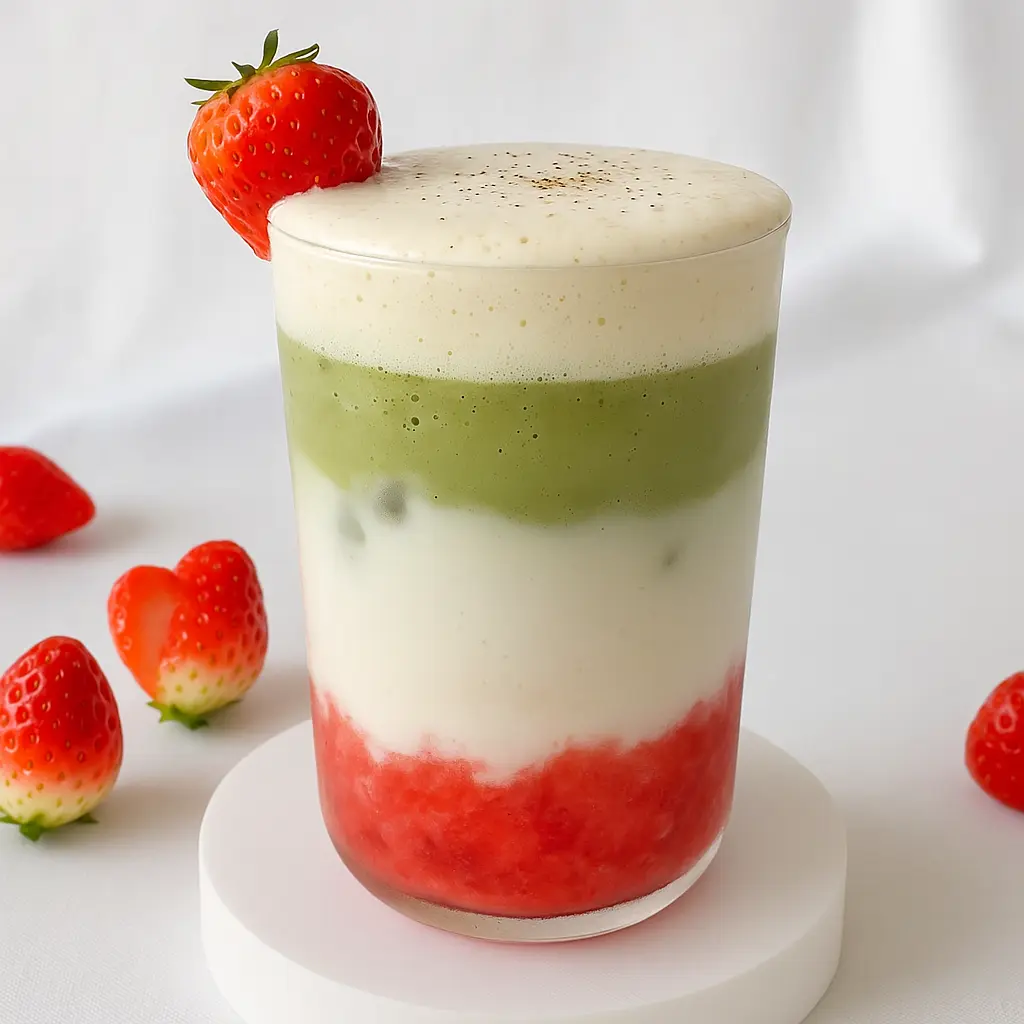 Hình ảnh Matcha Dâu Kem Muối