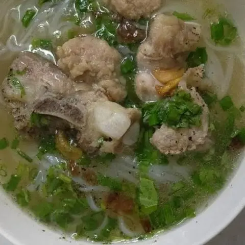 Hình ảnh bún gạo sườn sụn 