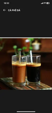 Hình ảnh Cà phê đen đá pha máy