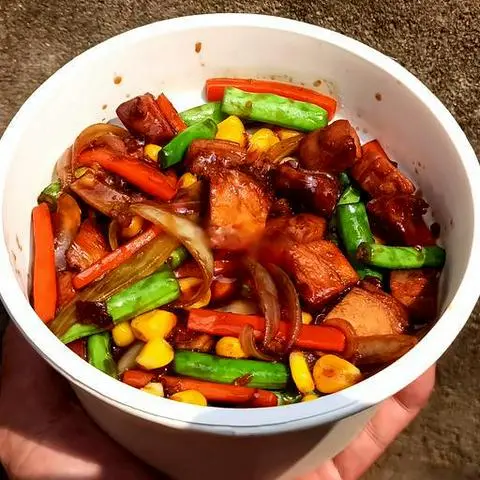 Hình ảnh Gà Teriyaki Xông Khói