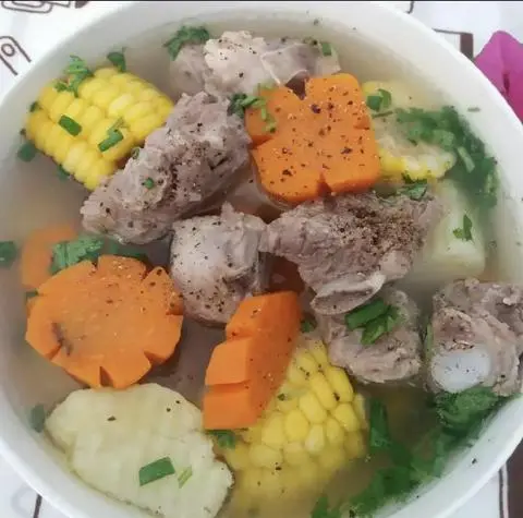 Hình ảnh Cơm canh Sườn Non hầm củ quả