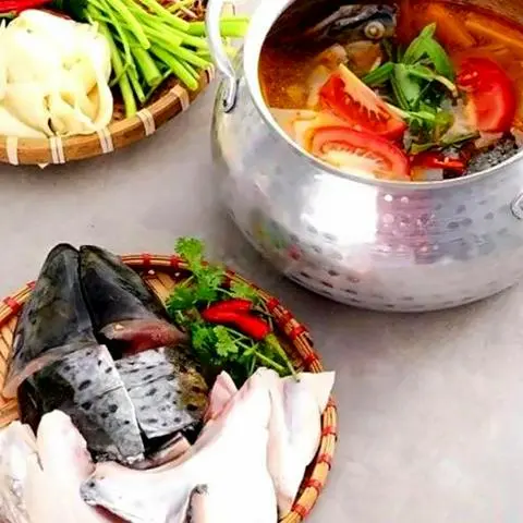Hình ảnh Lẩu Đầu Cá Hồi Size 2