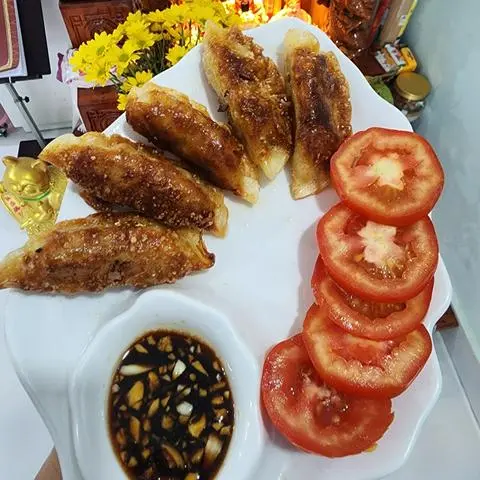Hình ảnh 10 cục mandu nhân hải sản